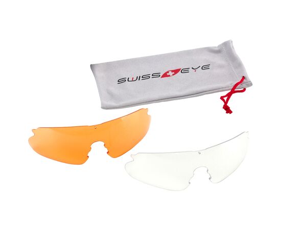 Тактические очки Swiss Eye Raptor баллист., 3 комплекта сменных линз. черный (10161), изображение 3