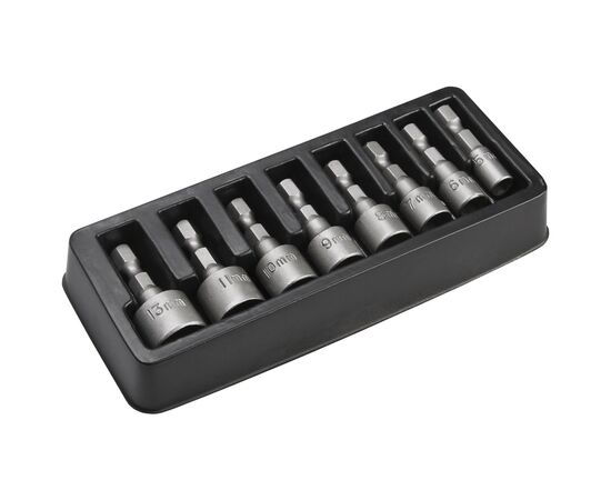 Набор головок Topex 1/4", 8 шт (39D387), изображение 2 Набор головок Topex 1/4", 8 шт (39D387), изображение 2