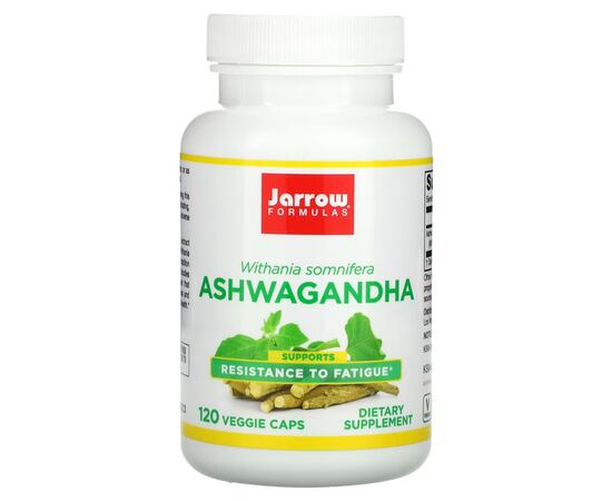 Витаминно-минеральный комплекс Jarrow Formulas Ашваганда, Ashwagandha, 120 вегетарианских капсул (JRW-22014)