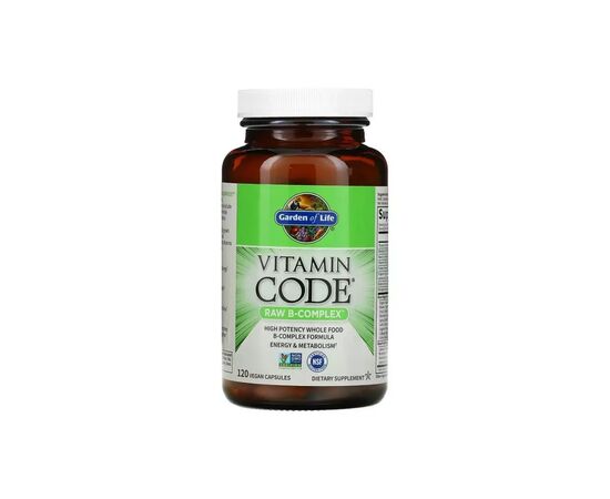 Витаминно-минеральный комплекс Garden of Life Сырые Витамины В-комплекс, RAW B-Complex, 120 вегетарианских к (GOL-11650), изображение 3 Витаминно-минеральный комплекс Garden of Life Сырые Витамины В-комплекс, RAW B-Complex, 120 вегетарианских к (GOL-11650), изображение 3