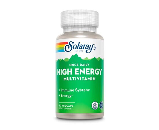 Витаминно-минеральный комплекс Solaray Мультивитамины, без железа, Once Daily High Energy Iron-Free, 30 вегет (SOR47304)