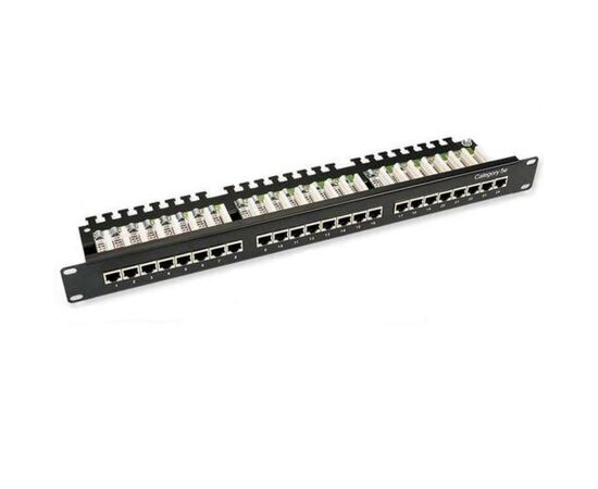 Патч-панель Hypernet 19" 24 порта UTP 0.5U cat.5e с менеджментом кабеля (PP-UTP24-WMR-05U) Патч-панель Hypernet 19" 24 порта UTP 0.5U cat.5e с менеджментом кабеля (PP-UTP24-WMR-05U)