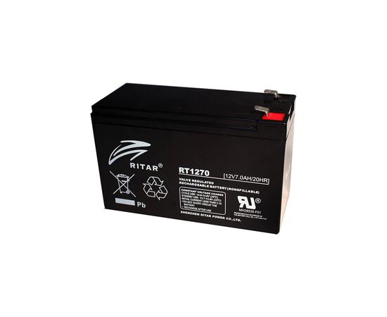 Батарея к ИБП Ritar AGM RT1270, 12V-7Ah (RT1270)