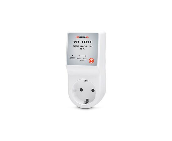 Реле напруги REAL-EL VR-101F, white (EL122300009)