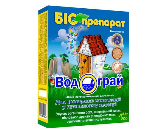 Средство для выгребных ям Водограй Премиум 200 гр. (4820153120051)