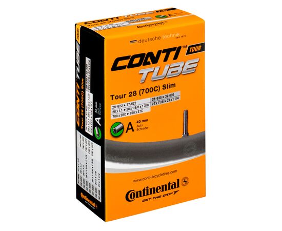 Велосипедна камера Continental Tour 28" Slim 28-609 / 37-642 RE AV40mm (181971)