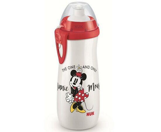 Поильник-непроливайка Nuk Disney Mickey Sport 450 мл красный (3954043)