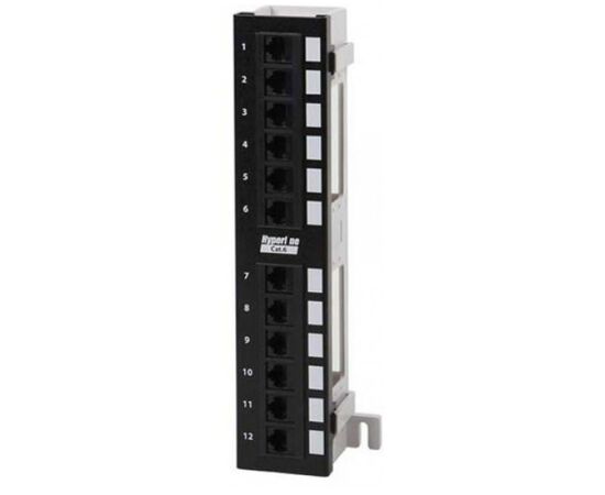 Патч-панель настенная 12 портов 5e UTP Hypernet (PP-KUTP12WM)