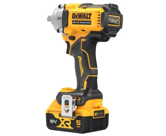 Гайковерт DeWALT ударный 18 В XR Li-lon, 2x5Ah, бесщёточный, 812 Нм, TSTAK (DCF892P2T), изображение 4 Гайковерт DeWALT ударный 18 В XR Li-lon, 2x5Ah, бесщёточный, 812 Нм, TSTAK (DCF892P2T), изображение 4
