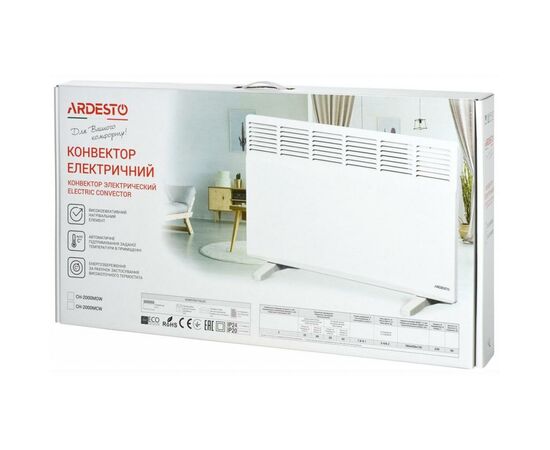 Обогреватель Ardesto CH-2000MCW, изображение 7 Обогреватель Ardesto CH-2000MCW, изображение 7