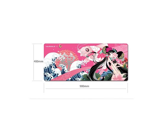 Коврик для мышки Varmilo Camellia Desk Mat XL (ZDB011-01), изображение 2 Коврик для мышки Varmilo Camellia Desk Mat XL (ZDB011-01), изображение 2