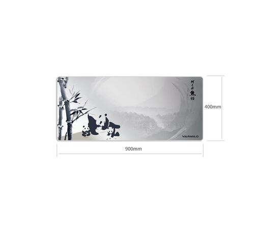 Коврик для мышки Varmilo Panda Desk Mat XL (ZDB004-01), изображение 4 Коврик для мышки Varmilo Panda Desk Mat XL (ZDB004-01), изображение 4