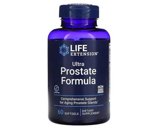 Витаминно-минеральный комплекс Life Extension Ультра формула для простаты, Ultra Prostate Formula, 60 желатинов (LEX-20296)