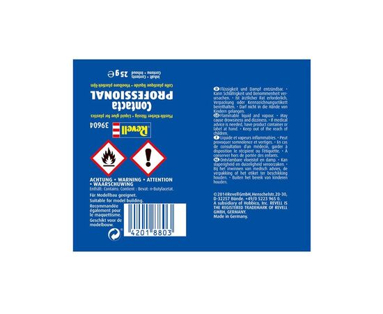 Аксесуари до збірних моделей Revell Клей Contacta професійний 25 гр (RVL-39604), зображення 2 Аксесуари до збірних моделей Revell Клей Contacta професійний 25 гр (RVL-39604), зображення 2