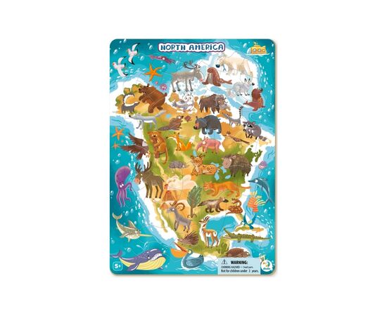 Пазл DoDo з рамкою Північна Америка (R300177)