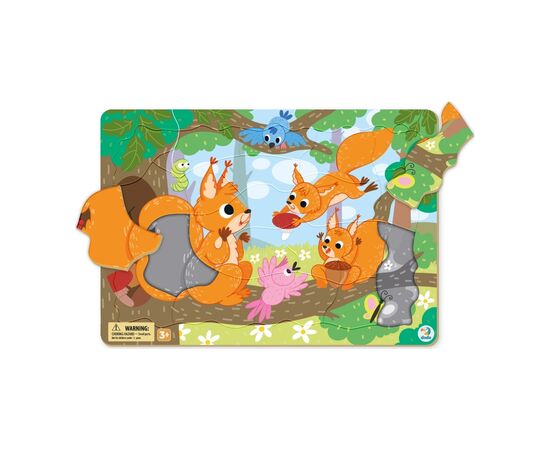 Пазл DoDo с рамкой Белочки (R300224), изображение 2 Пазл DoDo с рамкой Белочки (R300224), изображение 2