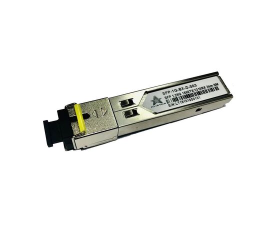Модуль SFP Alistar Модуль SFP 1000BASE-BX 1SM WDM SC 3KM TX1550/RX1310nm DDM (SFP-1G-BX-D-S03)