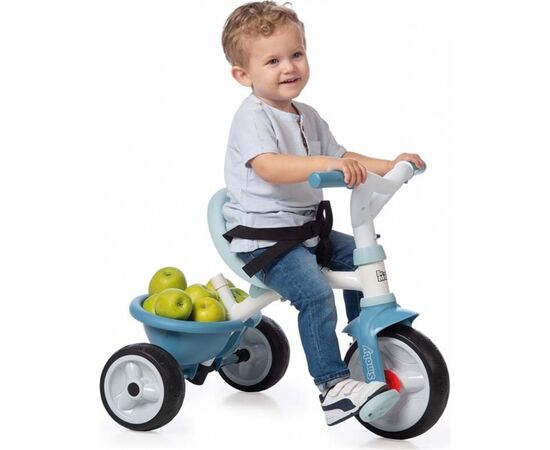 Детский велосипед Smoby Be Move 2 в 1 с багажником Голубой (740331), изображение 4 Детский велосипед Smoby Be Move 2 в 1 с багажником Голубой (740331), изображение 4