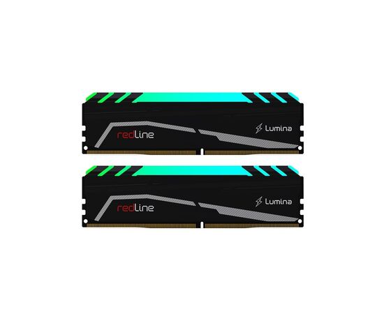 Модуль пам'яті для комп'ютера DDR4 16GB (2x8GB) 3200 MHz Redline Lumina RGB Mushkin (MLA4C320GJJM8GX2)