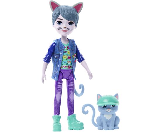 Кукла Enchantimals Котик Коул (HNT59), изображение 2 Кукла Enchantimals Котик Коул (HNT59), изображение 2