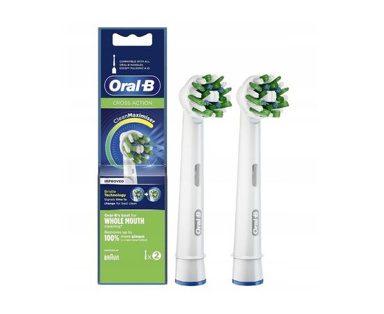 Насадка для зубной щетки Oral-B Cross Action EB50RB CleanMaximiser (2)