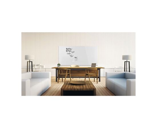 Офисная доска Magnetoplan стеклянная магнитно-маркерная 2000x1000 белая Glassboard-White (13409000), изображение 6 Офисная доска Magnetoplan стеклянная магнитно-маркерная 2000x1000 белая Glassboard-White (13409000), изображение 6