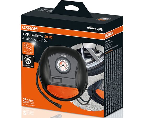 Автомобильный компрессор Osram для накачки шин (OTI200)