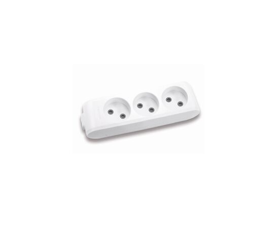 Колодка для подовжувача Panasonic X-tendia 3 гнізда grey (WLTB02302GR-UA)