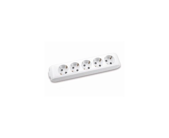 Колодка для удлинителя Panasonic X-tendia с заземлением 5 гнезда grey (WLTB04502GR-UA)