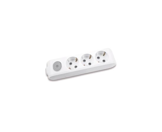 Колодка для удлинителя Panasonic X-tendia із заземленням 3 гнізда (WLTA04302GR-UA)