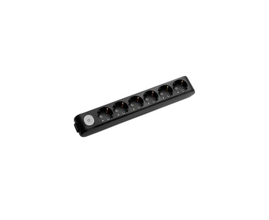 Колодка для подовжувача Panasonic X-tendia із заземленням 6 гнізд (WLTA04602BL-UA)