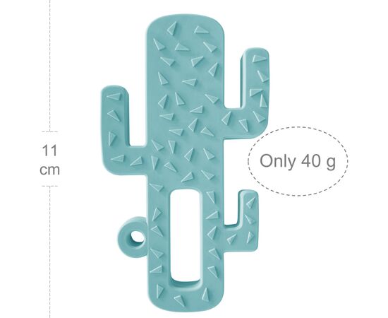 Прорезыватель MinikOiOi Cactus - Aqua Green (101090001), изображение 2 Прорезыватель MinikOiOi Cactus - Aqua Green (101090001), изображение 2