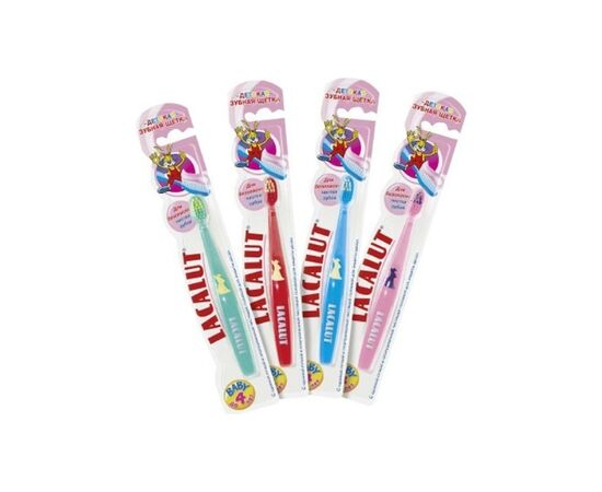Детская зубная щетка Lacalut малышам до 4 лет (4016369696392), изображение 2 Детская зубная щетка Lacalut малышам до 4 лет (4016369696392), изображение 2