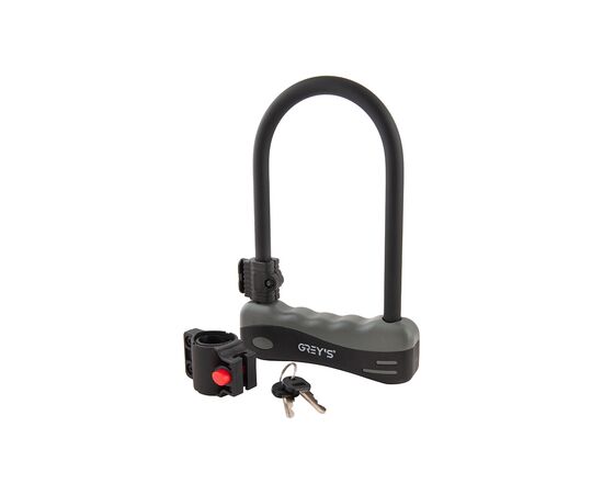 Замок велосипедный Grey's U-lock с креплением 12x165x245 мм (GR33012)