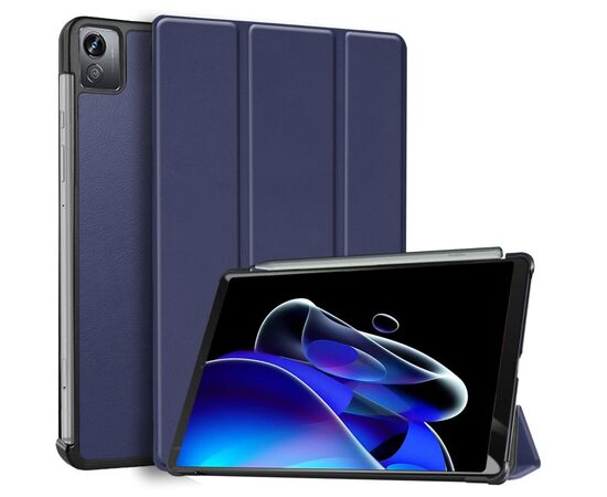 Чехол для планшета BeCover Smart Case Realme Pad X 11" Deep Blue (709605), изображение 2 Чехол для планшета BeCover Smart Case Realme Pad X 11" Deep Blue (709605), изображение 2