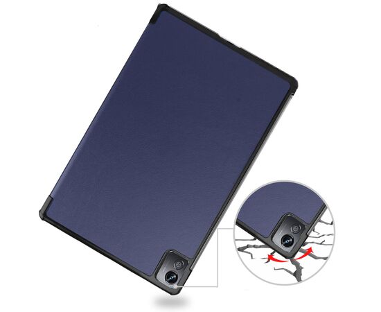 Чехол для планшета BeCover Smart Case Realme Pad X 11" Deep Blue (709605), изображение 4 Чехол для планшета BeCover Smart Case Realme Pad X 11" Deep Blue (709605), изображение 4