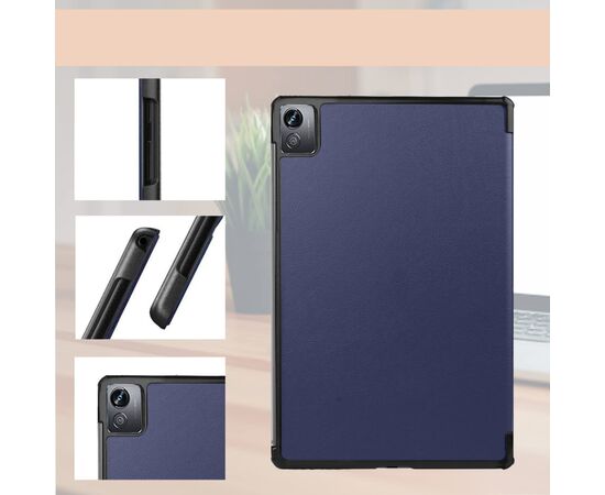 Чехол для планшета BeCover Smart Case Realme Pad X 11" Deep Blue (709605), изображение 5 Чехол для планшета BeCover Smart Case Realme Pad X 11" Deep Blue (709605), изображение 5