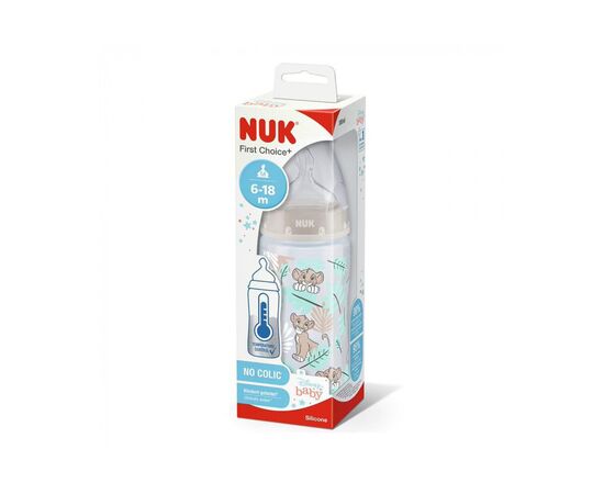 Бутылочка для кормления Nuk First Choise Lion 300 мл (3952433), изображение 2 Бутылочка для кормления Nuk First Choise Lion 300 мл (3952433), изображение 2