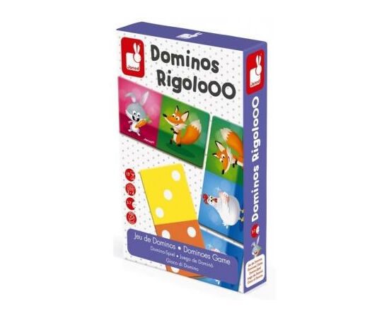 Настольная игра Janod Домино Животные (J02737)