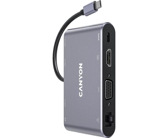 Концентратор Canyon 8-in-1 USB-C (CNS-TDS14)