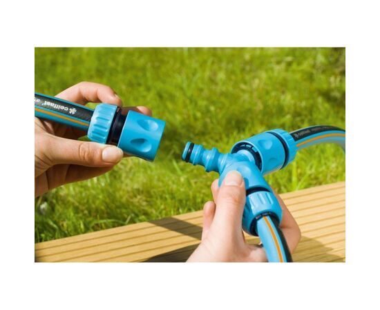 Тройник для шланга Cellfast тройник BASIC 1/2" для муфт 1/2, 3/4" (51-205H), изображение 3 Тройник для шланга Cellfast тройник BASIC 1/2" для муфт 1/2, 3/4" (51-205H), изображение 3