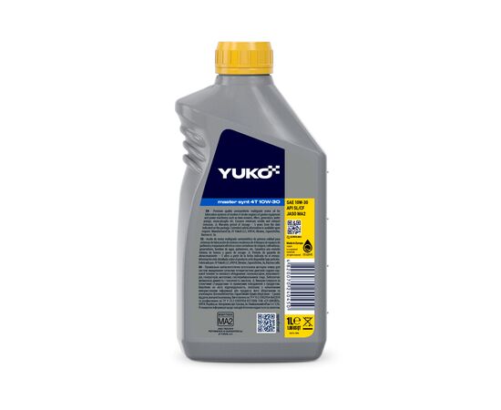 Моторное масло Yuko MASTER SYNT 4T 10-30 1л (4820070240450), изображение 2 Моторное масло Yuko MASTER SYNT 4T 10-30 1л (4820070240450), изображение 2