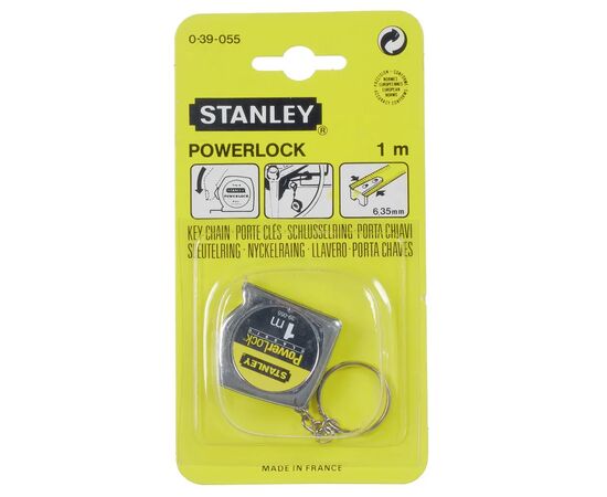 Рулетка Stanley Powerlock, 1м х 6.35мм (0-39-055), зображення 2 Рулетка Stanley Powerlock, 1м х 6.35мм (0-39-055), зображення 2