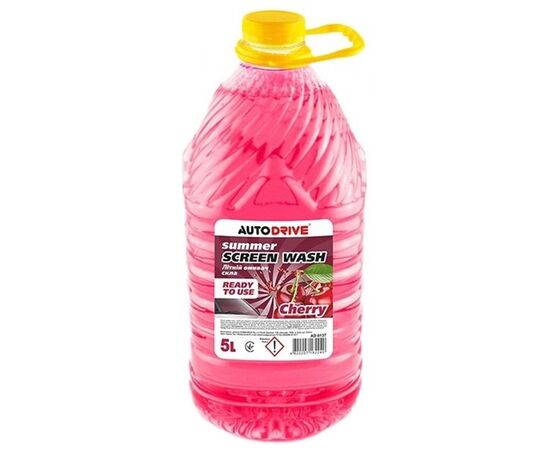 Омыватель автомобильный AUTO DRIVE Summer Screen Wash Cherry PET 5л (AD0137)