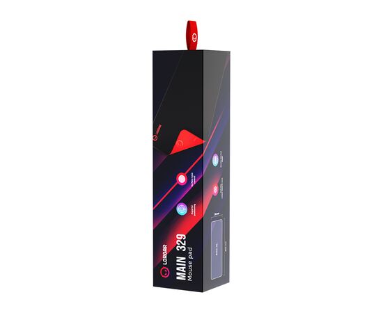 Коврик для мышки Lorgar Main 329 Black/Red (LRG-GMP329), изображение 7 Коврик для мышки Lorgar Main 329 Black/Red (LRG-GMP329), изображение 7