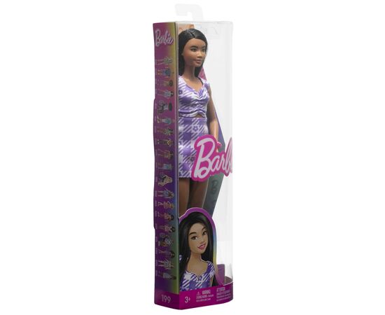 Кукла Barbie Fashionistas в платье с фигурным вырезом (HPF75), изображение 4 Кукла Barbie Fashionistas в платье с фигурным вырезом (HPF75), изображение 4