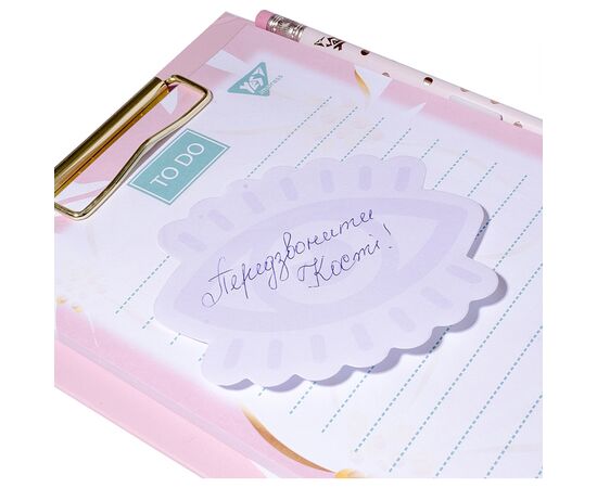 Бумага для заметок Yes с липким слоем фигурный Donna 40 листов (170262), изображение 2