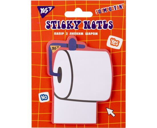 Папір для нотаток Yes з липким шаром фігурний Sticky Mood 40 аркушів (170357)