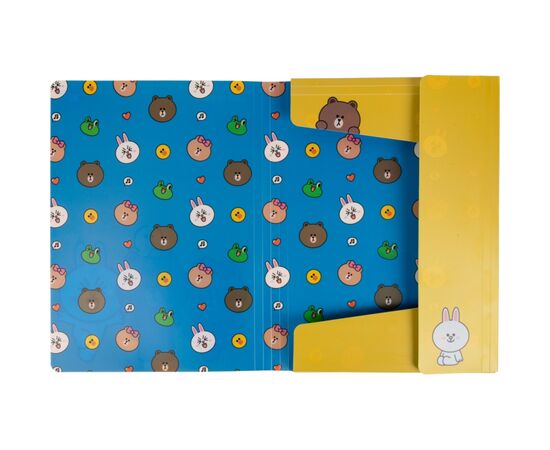 Папка на резинках Yes A4 Line Friends (492098), изображение 2 Папка на резинках Yes A4 Line Friends (492098), изображение 2