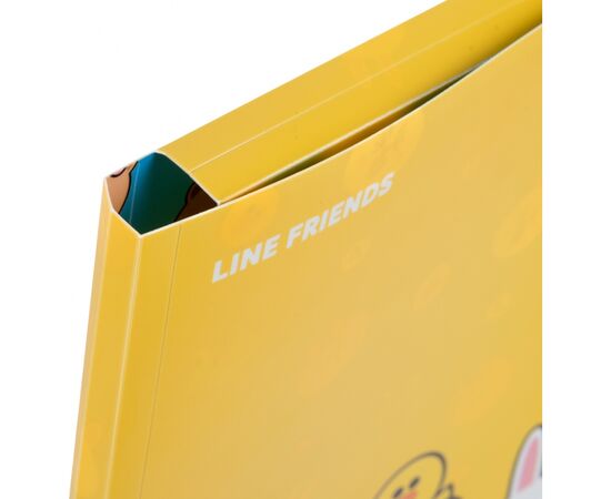 Папка на резинках Yes A4 Line Friends (492098), изображение 5 Папка на резинках Yes A4 Line Friends (492098), изображение 5